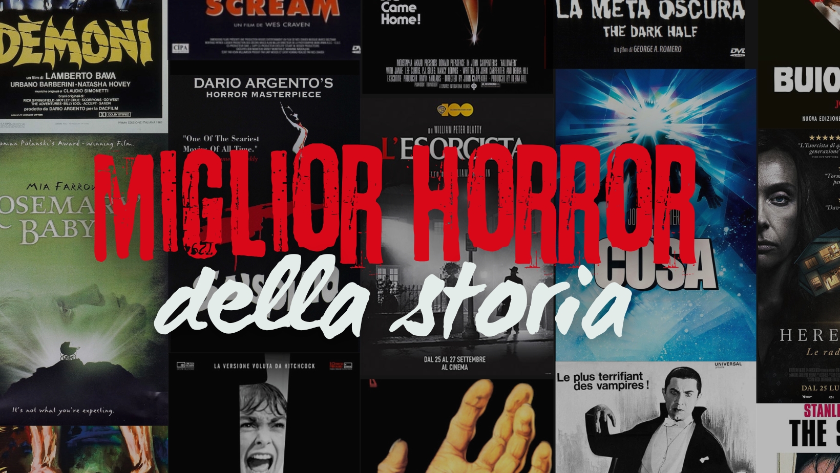 Miglior Film Horror della Storia